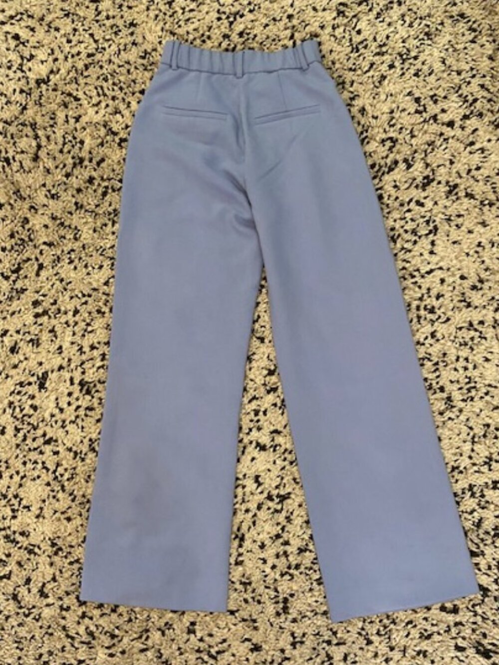 Abercrombie & Fitch Sloane Wide Leg Pants 00 Lavender/Pale Blue NWT - Picture 10 of 16